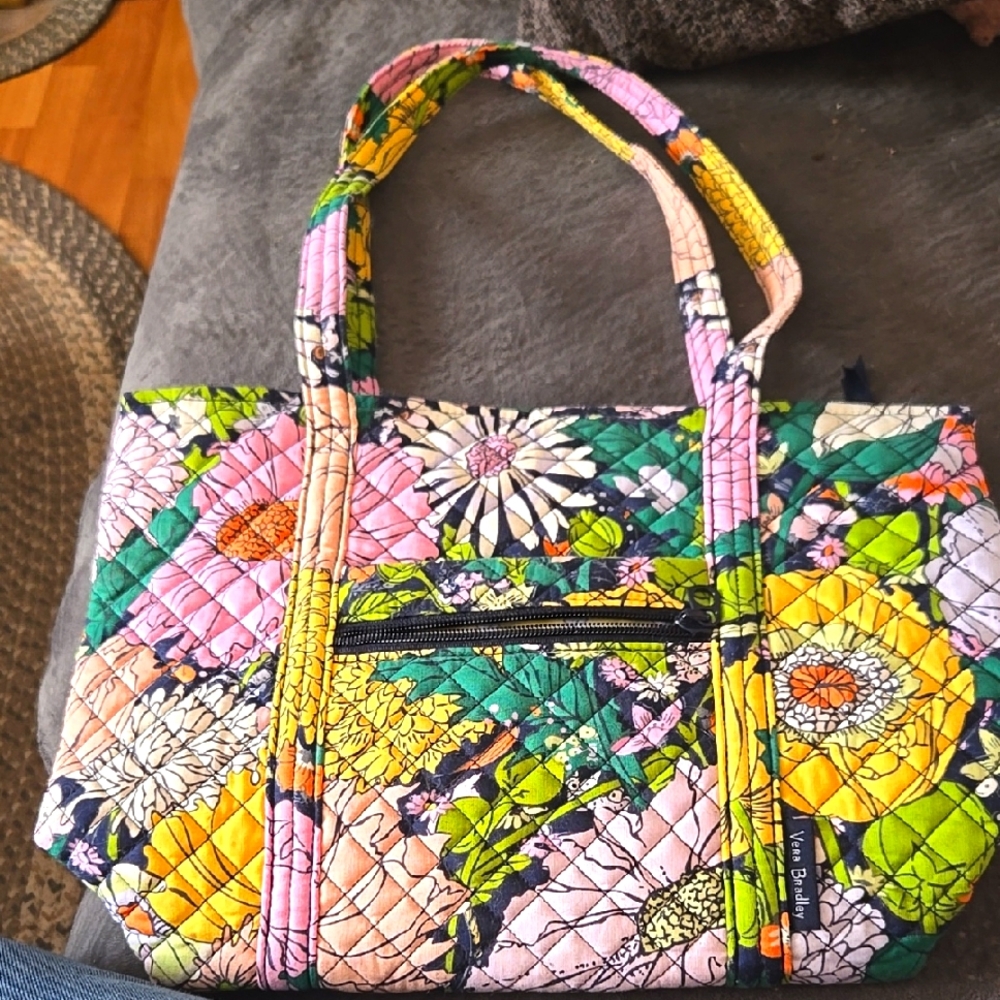 Vera Bradley Floral Quilted Tote Bag
